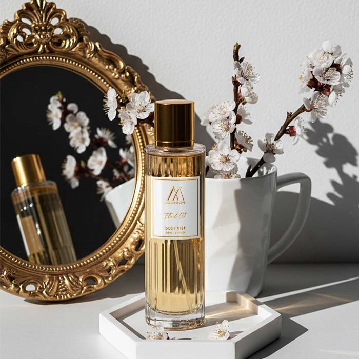 دليل شامل لـ Body Mist من شركة Melody of Love – رحلة في عالم العائلات العطرية